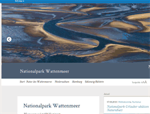 Tablet Screenshot of nationalpark-wattenmeer.de